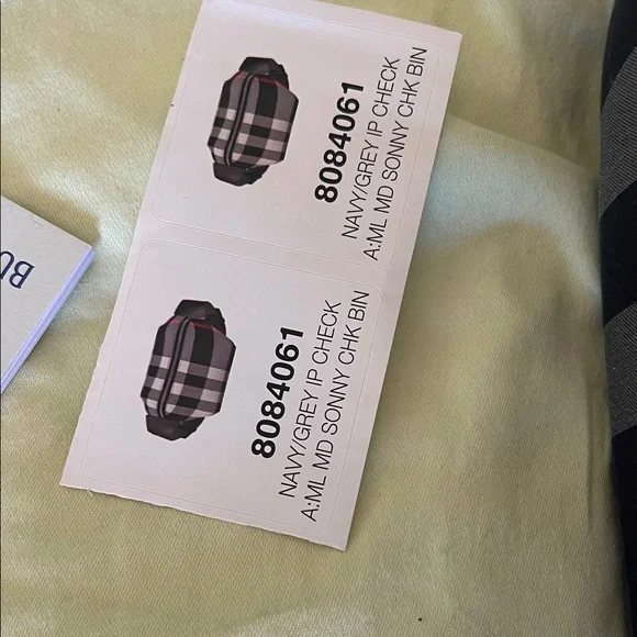 Burberry Black and Red Plaid Belt Bag - Picture 7 of 12